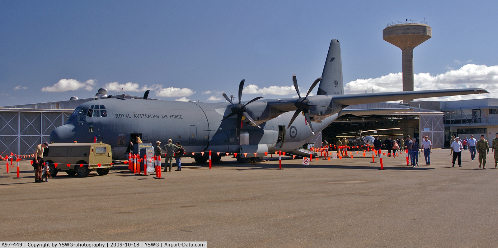 A97-449, 1999 Lockheed Martin C-130J-30 Super Hercules C/N 382-5449, A97-449 at RAAF Base Wagga.