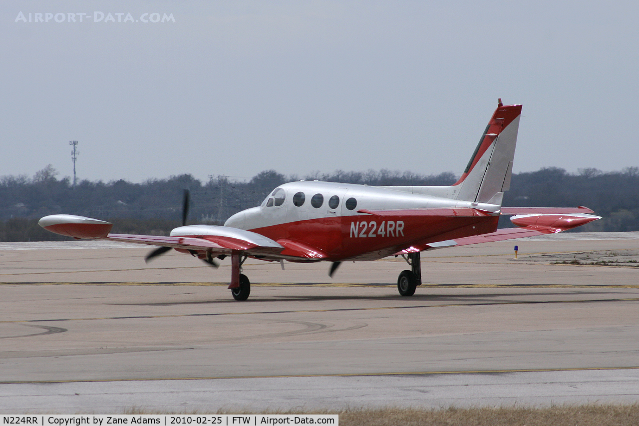 N224RR, 1972 Cessna 340 C/N 340-0046, At Fort Worth Meacham Field