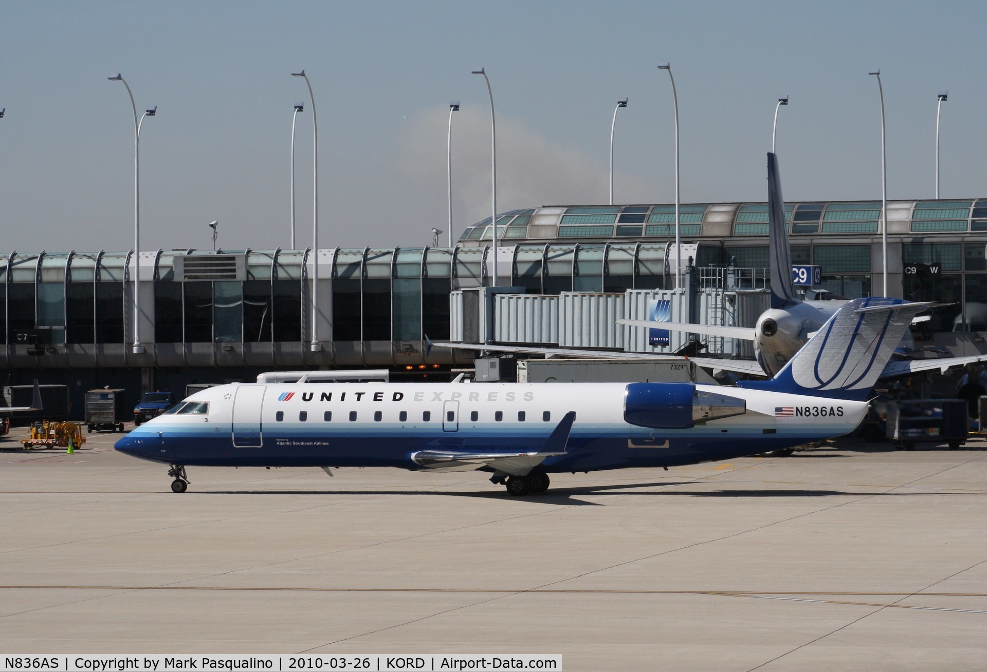 N836AS, 1998 Bombardier CRJ-200ER (CL-600-2B19) C/N 7263, CL-600-2B19