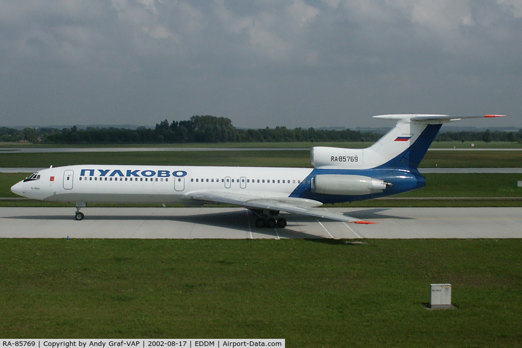 RA-85769, 1993 Tupolev Tu-154M C/N 93A951, Pulkovo Aviation Tu154M