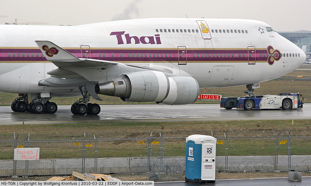 HS-TGN, 1992 Boeing 747-4D7 C/N 26615, Thai Airways