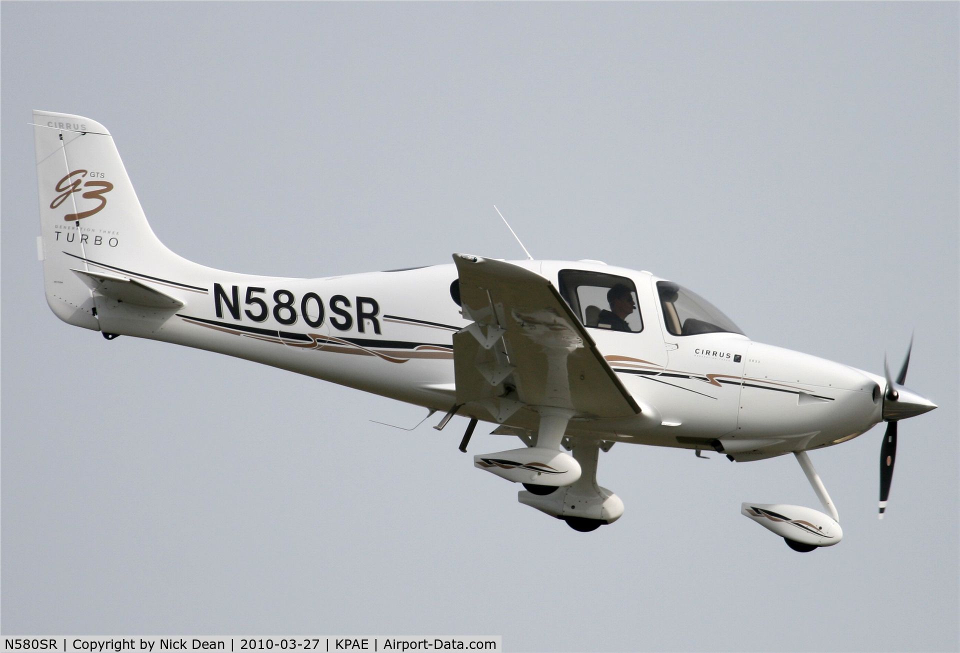 N580SR, 2007 Cirrus SR22 C/N 2580, KPAE