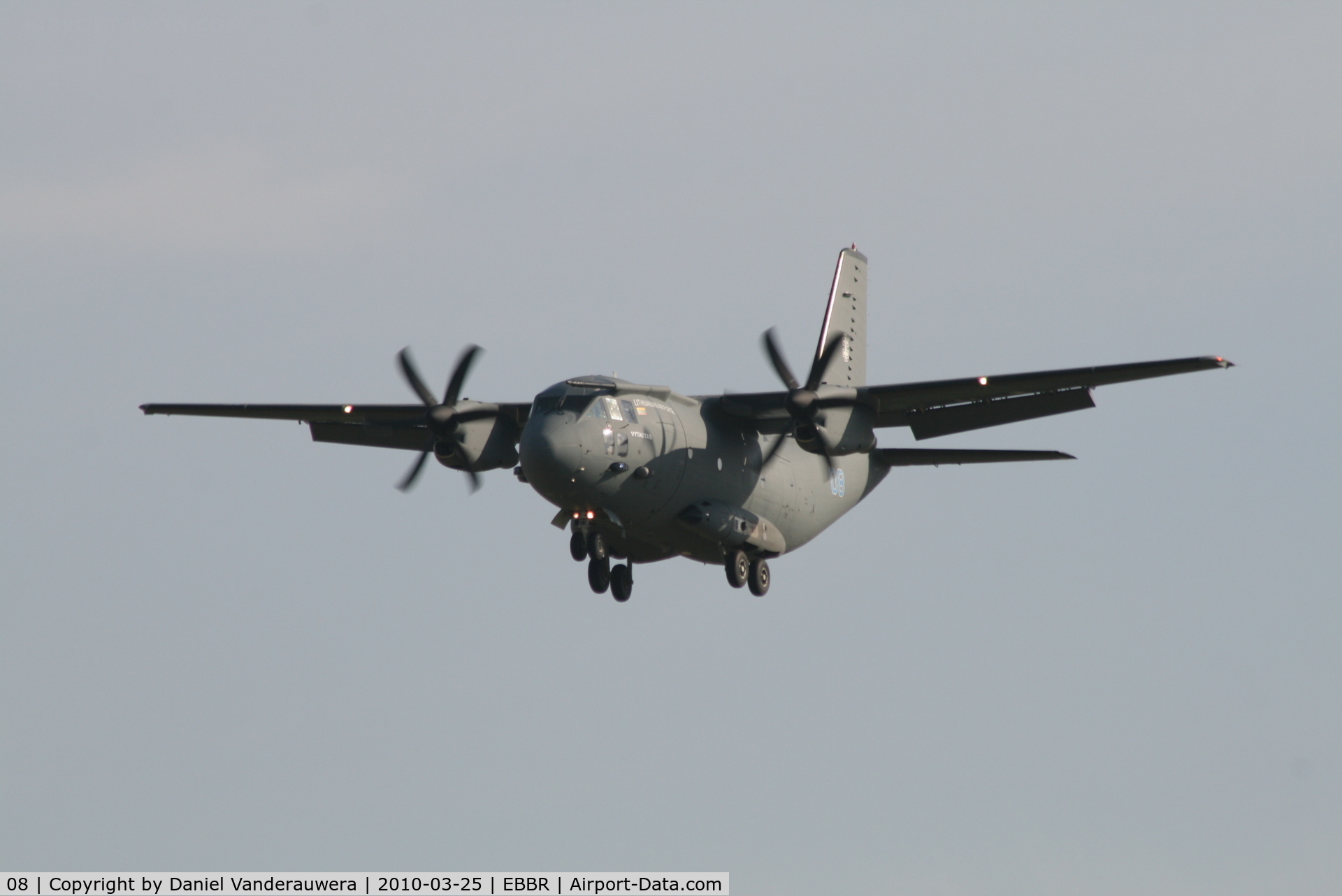 08, Alenia C-27J Spartan C/N 4143, Arrival to RWY 25L