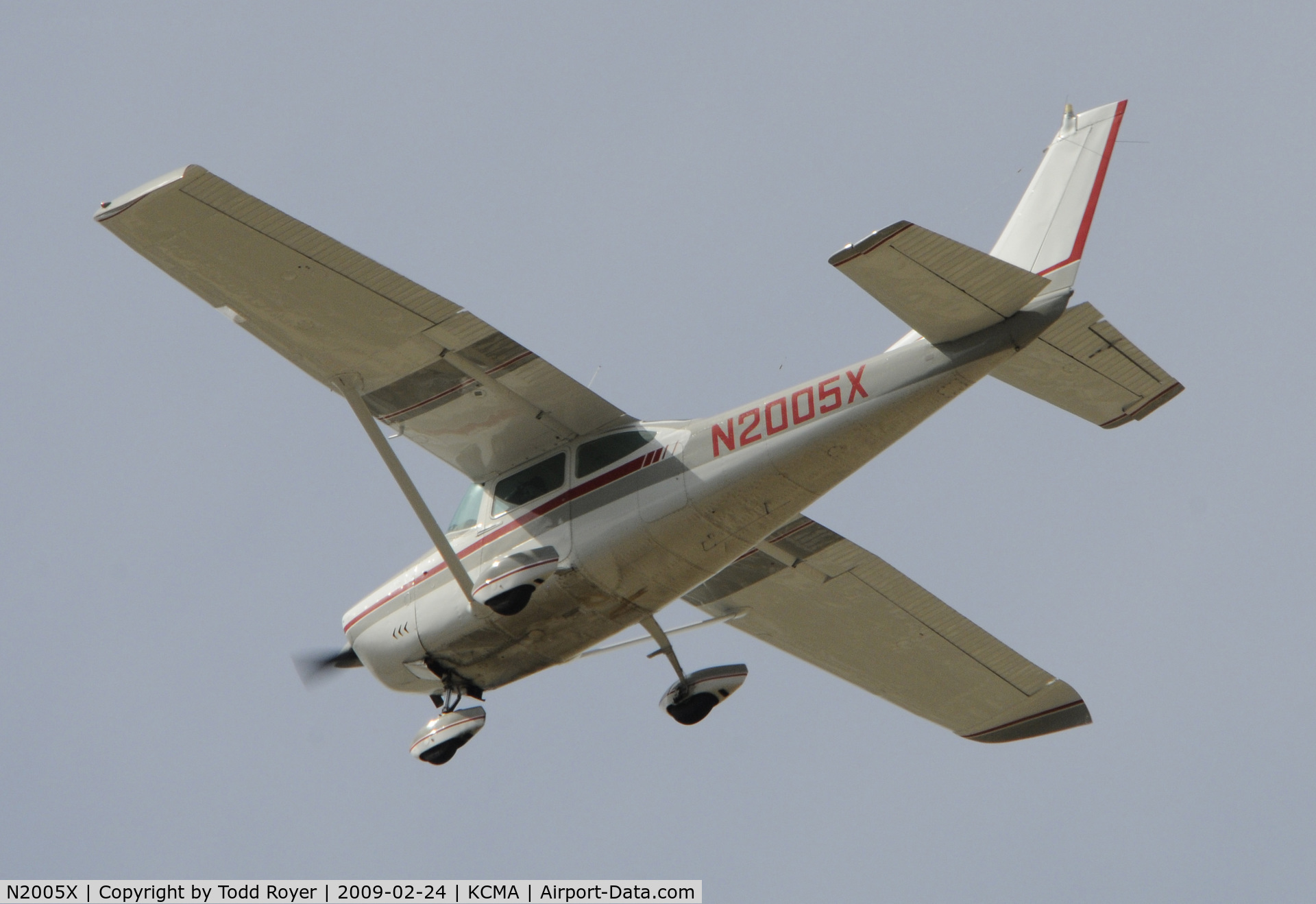 N2005X, 1965 Cessna 182H Skylane C/N 18256105, From the backyard