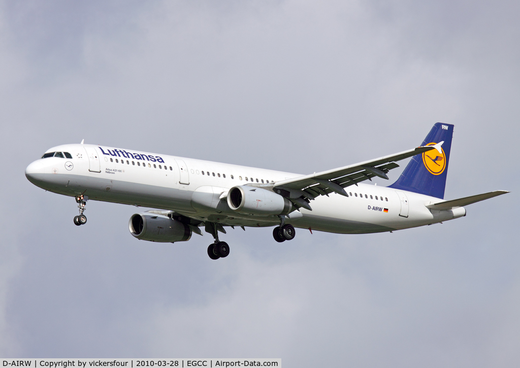 D-AIRW, 1997 Airbus A321-131 C/N 0699, Lufthansa