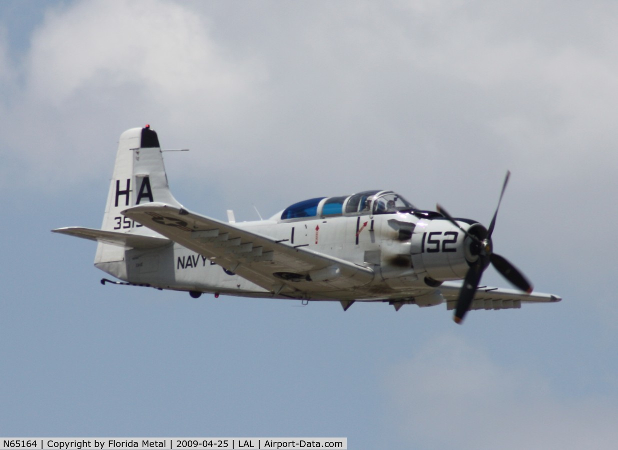 N65164, 1955 Douglas EA-1E Skyraider AD-5W C/N 55-471DH, A-1E