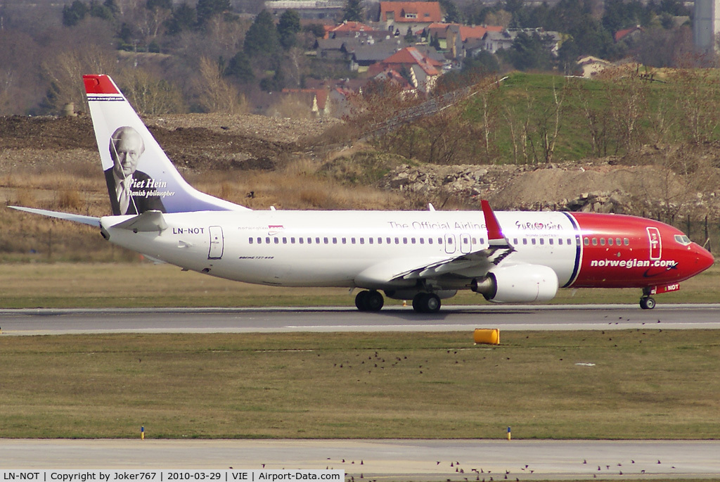 LN-NOT, 2010 Boeing 737-8JP C/N 37816, Norwegian Air Shuttle Boeing 737-86N(WL)