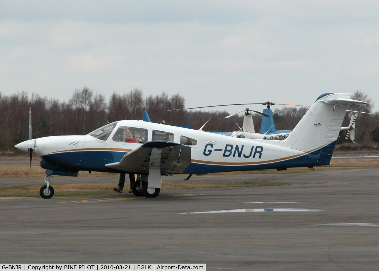 G-BNJR, 1980 Piper PA-28RT-201T Turbo Arrow IV Arrow IV C/N 28R-8031104, RESIDENT TURBO ARROW IV AT THE PUMPS