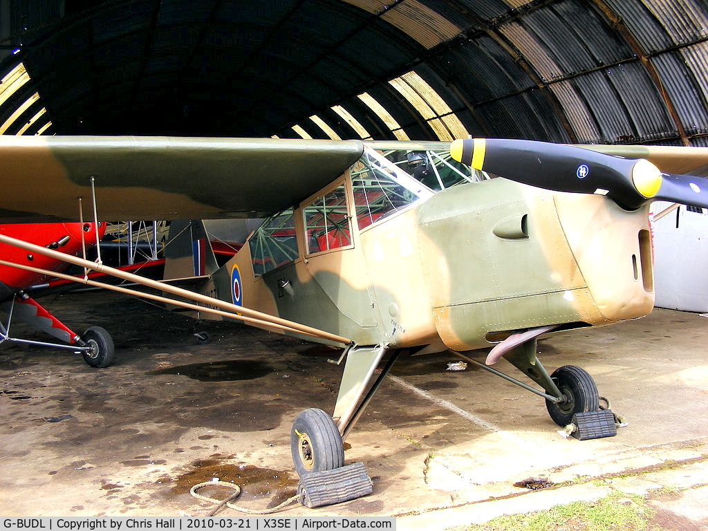 G-BUDL, 1943 Taylorcraft E Auster 3 C/N 458, wearing its former military ID NX534