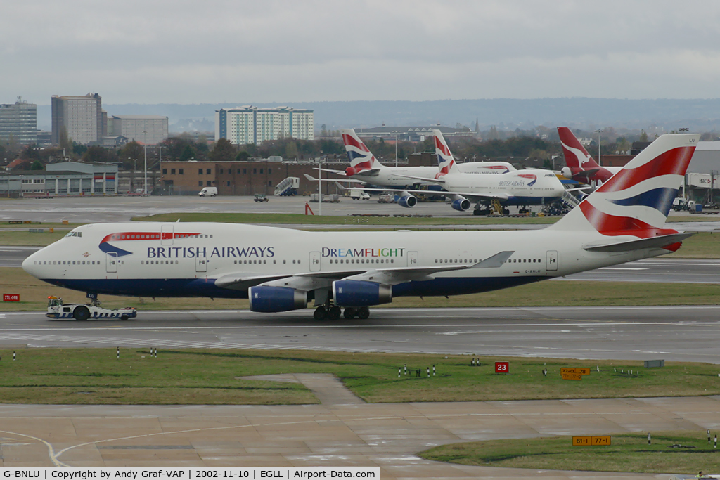 G-BNLU, 1992 Boeing 747-436 C/N 25406, British Airways 747-400