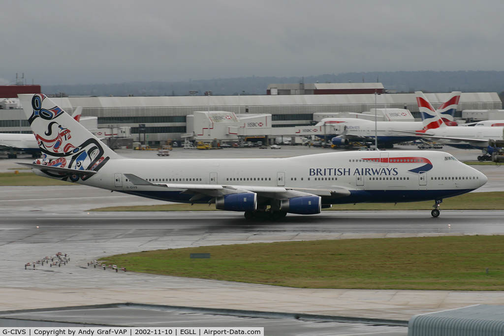 G-CIVS, 1998 Boeing 747-436 C/N 28851, British Airways 747-400