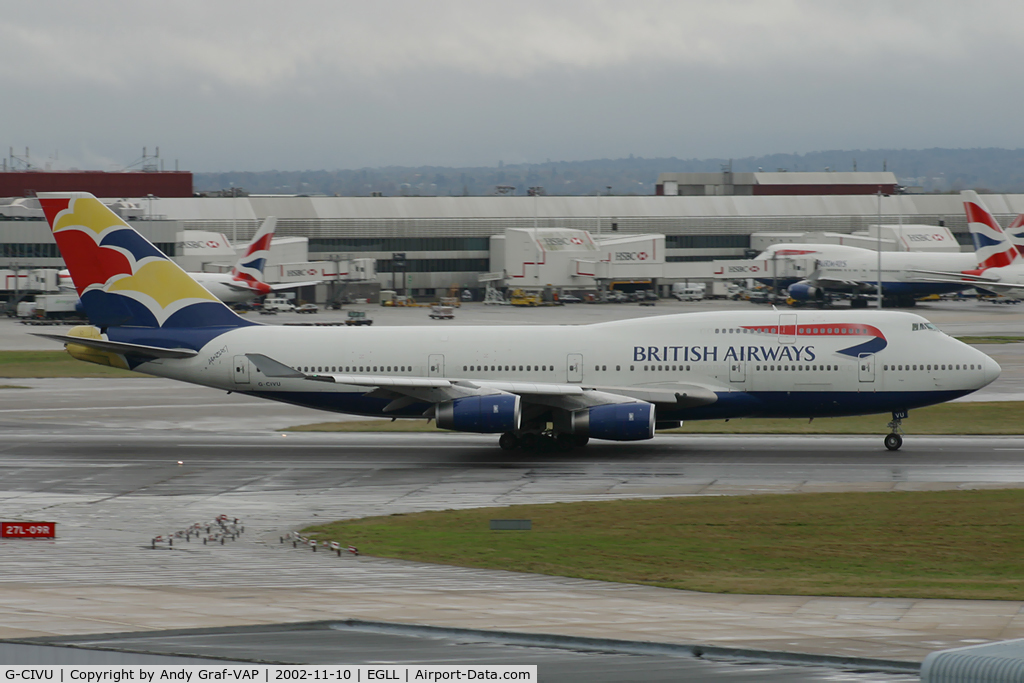 G-CIVU, 1998 Boeing 747-436 C/N 25810, British Airways 747-400
