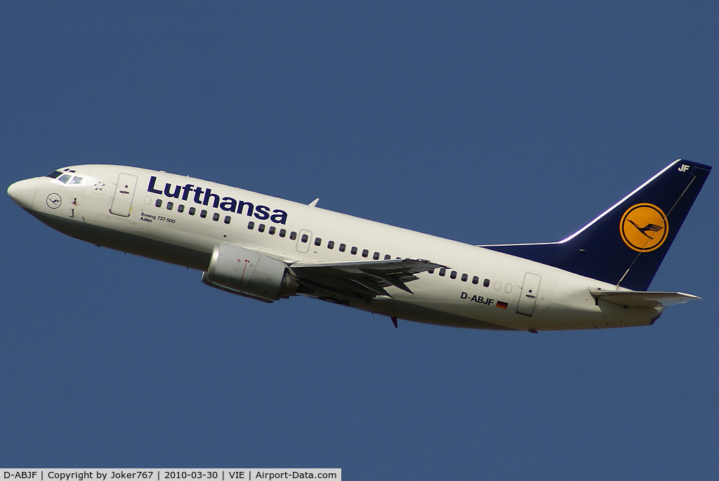 D-ABJF, 1991 Boeing 737-530 C/N 25311, Lufthansa Boeing 737-530
