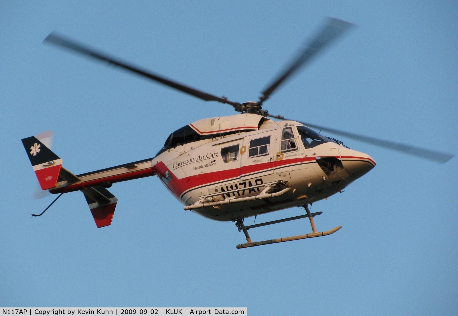 N117AP, Eurocopter-Kawasaki BK-117B-1 C/N 7144, Sunset