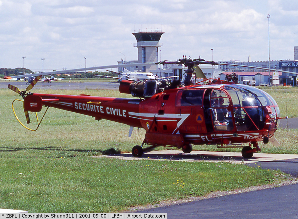 F-ZBFL, Sud SE-3160 Alouette III C/N 1121, Parked at the Securite Civile area...