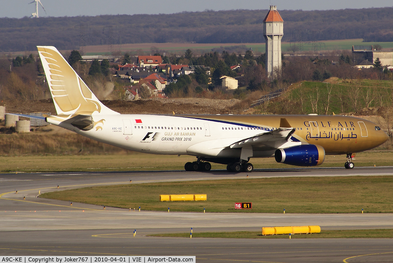 A9C-KE, 2000 Airbus A330-243 C/N 334, Gulf Air Airbus A330-243