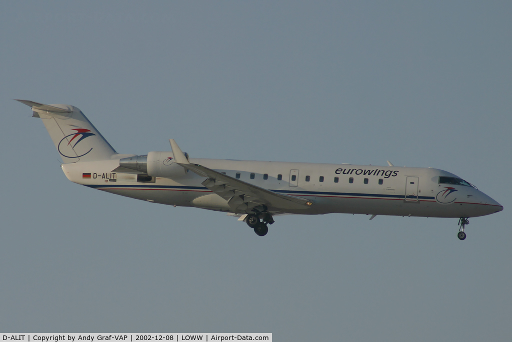 D-ALIT, 1999 Bombardier CRJ-100ER (CL-600-2B19) C/N 7309, Eurowings CRJ