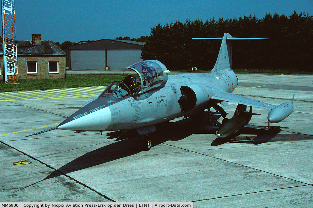 MM6930, Aeritalia F-104S-ASA-M Starfighter C/N 1230, 9 Stormo F-104S-ASA-M at the X-servicing ramp at Wittmund AB, Germany