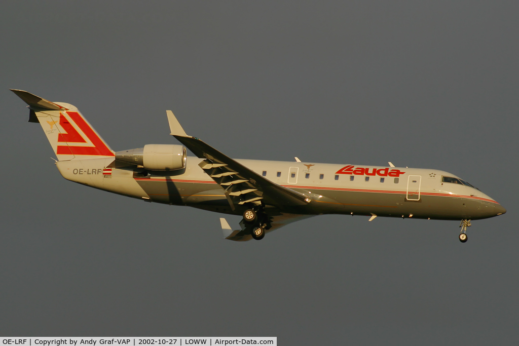 OE-LRF, 1995 Canadair CRJ-100LR (CL-600-2B19) C/N 7061, Lauda Air CRJ