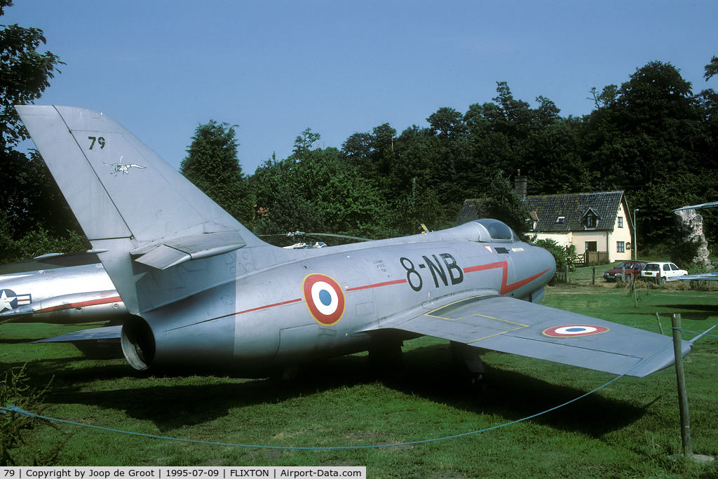 79, Dassault Mystere IVA C/N 79, Preserved in the Norfolk and Suffolk Air Museum.