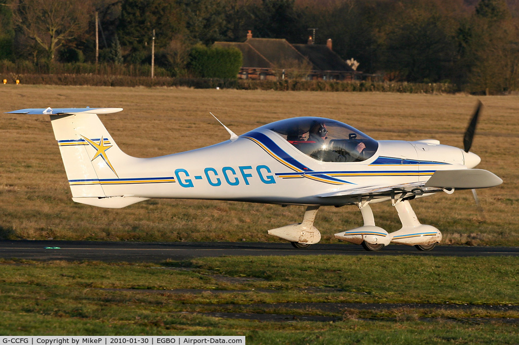 G-CCFG, 2003 Dyn'Aero MCR-01 Banbi C/N PFA 301A-14047, Taxiing for departure with the sun angle very low.