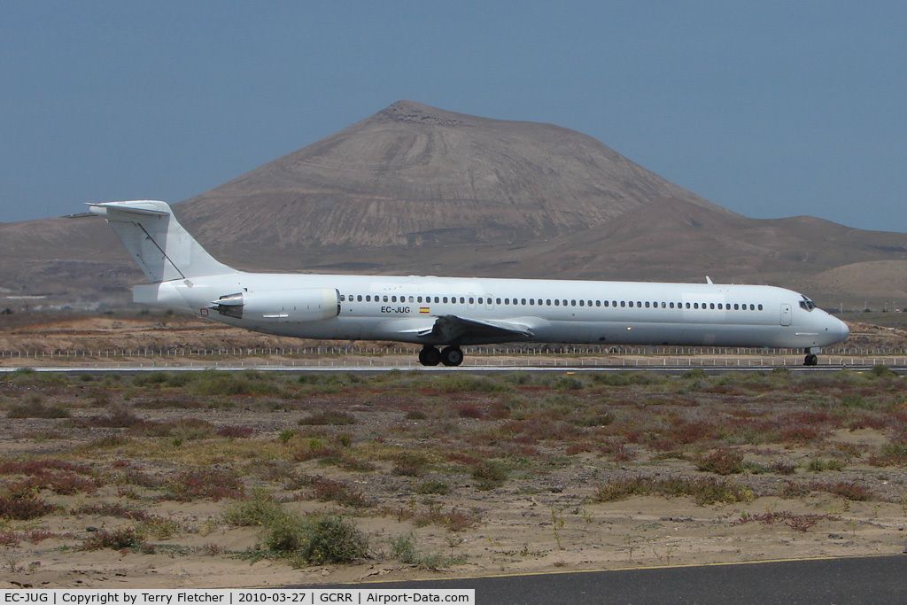 EC-JUG, 1989 McDonnell Douglas MD-83 (DC-9-83) C/N 49847, Anonymous looking MD-83 at Arrecife , Lanzarote in March 2010