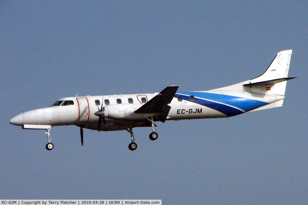 EC-GJM, 1991 Swearingen SA-227BC Metro III C/N BC-772B, Metro at Arrecife , Lanzarote in March 2010