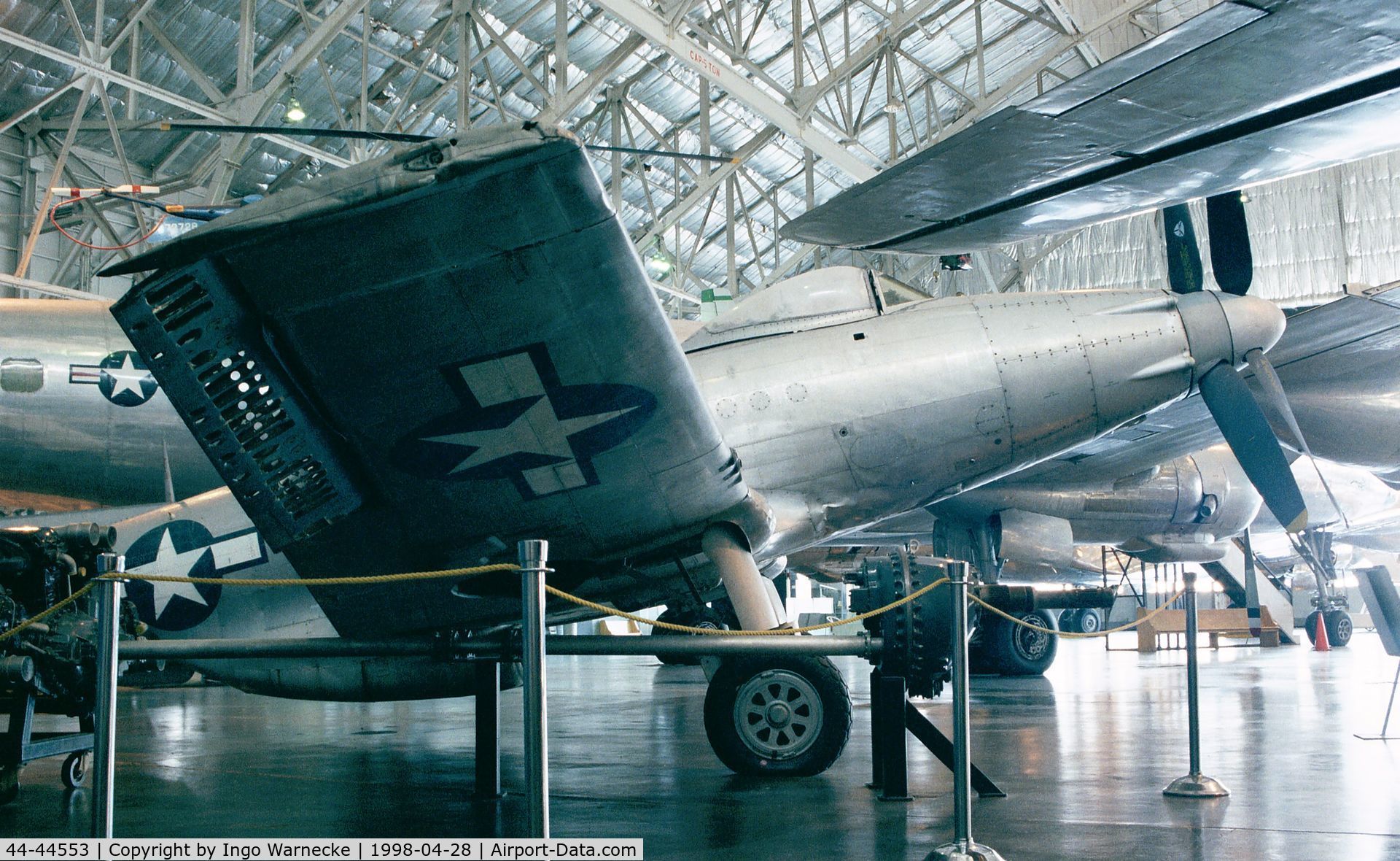 44-44553, 1944 Fisher P-75A Eagle C/N 5, Fisher P-75A Eagle of the USAAF at the USAF Museum, Dayton OH