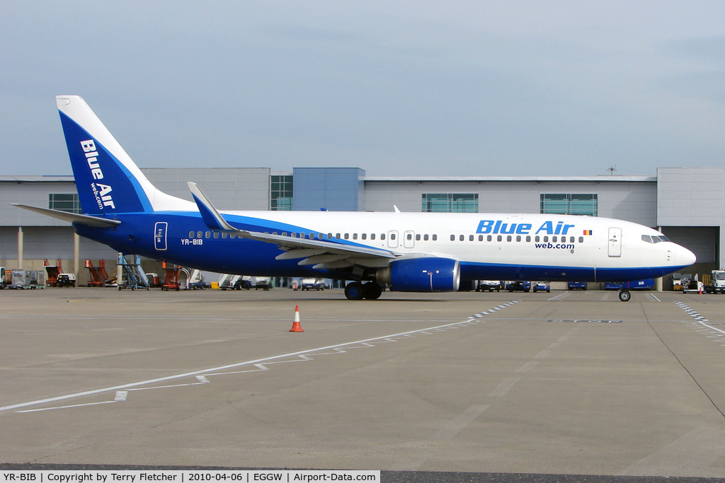 YR-BIB, 2000 Boeing 737-8AS C/N 29926, Blue Air B737 now visits Luton