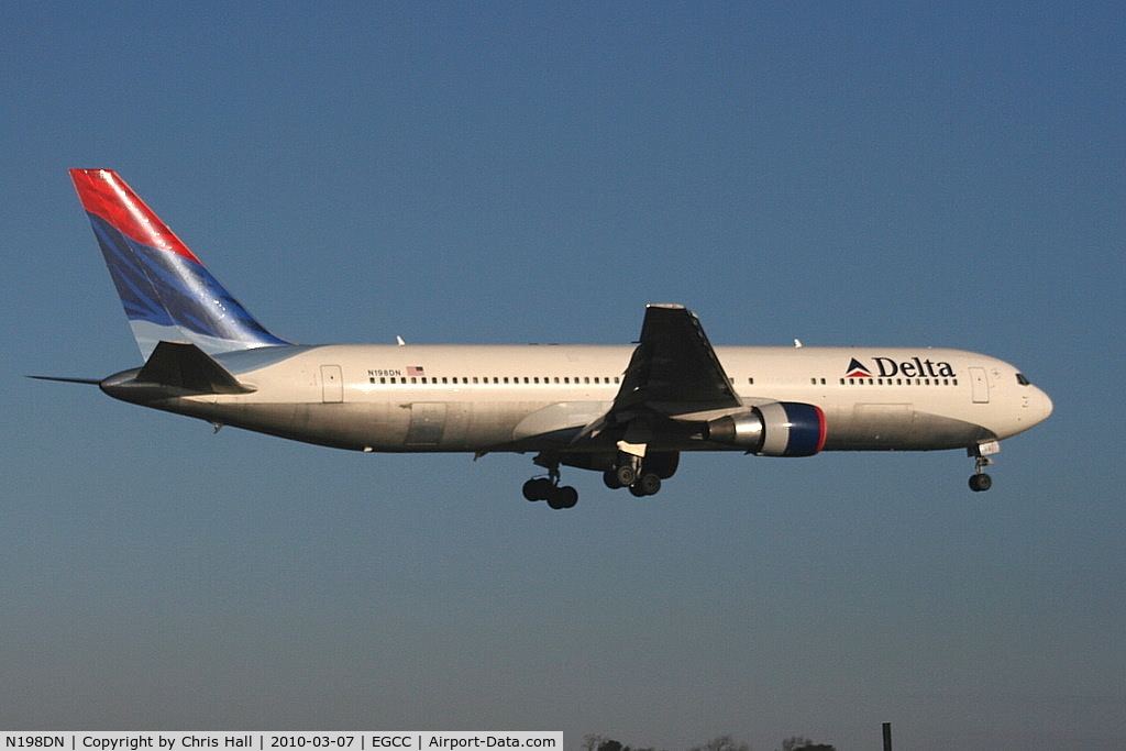 N198DN, 1998 Boeing 767-332 C/N 28455, Delta Airlines