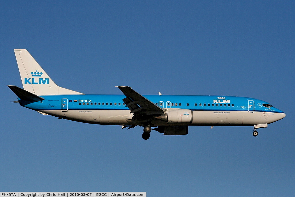 PH-BTA, 1991 Boeing 737-406 C/N 25412, KLM