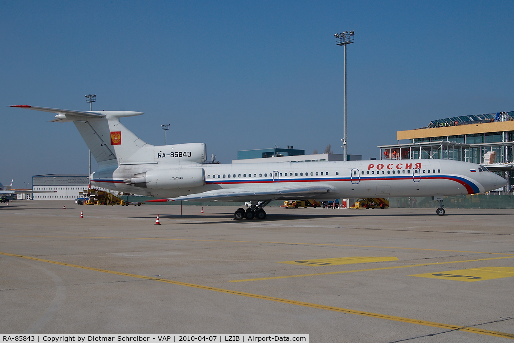 RA-85843, 1995 Tupolev Tu-154M C/N 95A991, Rossija Tupolev 154