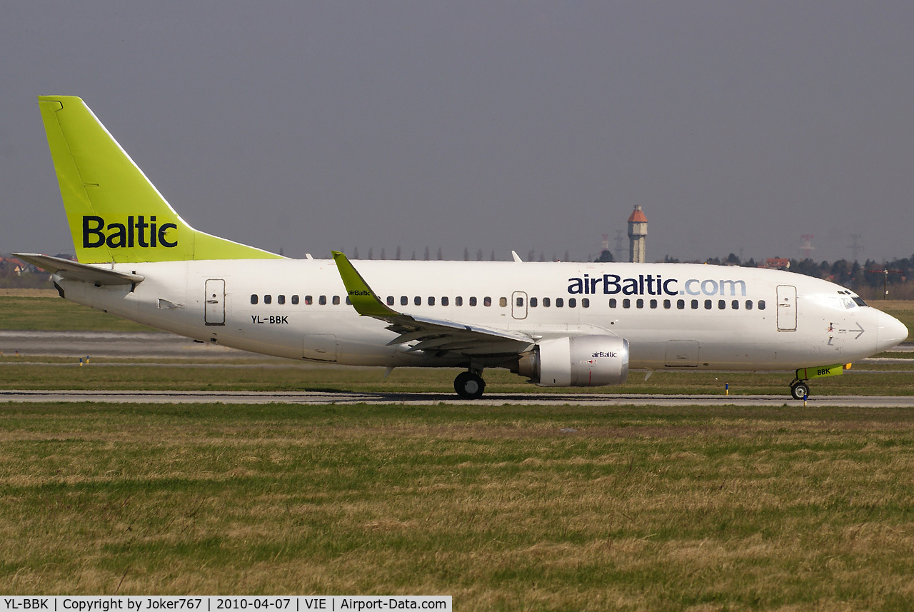 YL-BBK, 1998 Boeing 737-33V C/N 29332, Air Baltic Boeing 737-33V(WL)