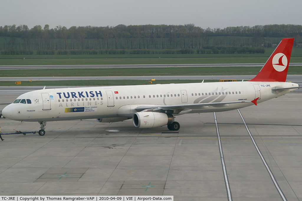 TC-JRE, 2007 Airbus A321-231 C/N 3126, Turkish Airlines Airbus A321