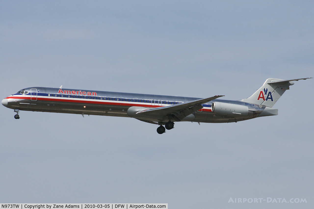 N973TW, 1999 McDonnell Douglas MD-83 (DC-9-83) C/N 53623, American Airlines at DFW