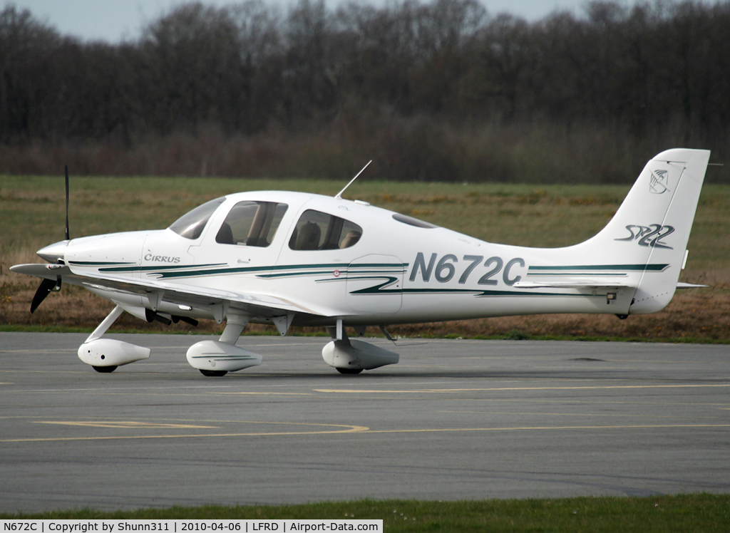 N672C, 2003 Cirrus SR22 C/N 0442, Parked at the airport...