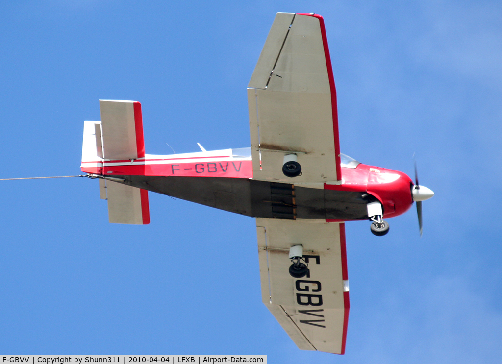 F-GBVV, Robin DR-400-180R Regent C/N 1412, Coming back after tracking a glider...