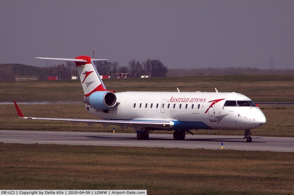 OE-LCJ, 1996 Canadair CRJ-200LR (CL-600-2B19) C/N 7142, AUSTRIAN ARROWS