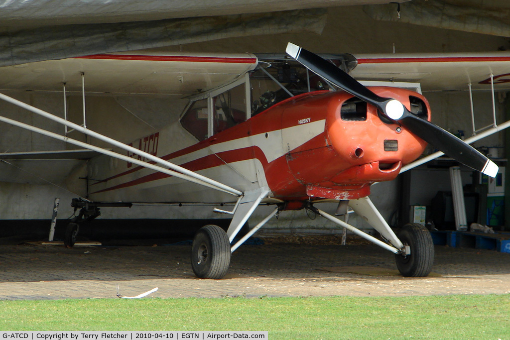 G-ATCD, 1965 Beagle D-5/180 Husky C/N 3683, 1965 Beagle Aircraft Ltd BEAGLE AUSTER D5 SERIES 180 at home base , Enstone