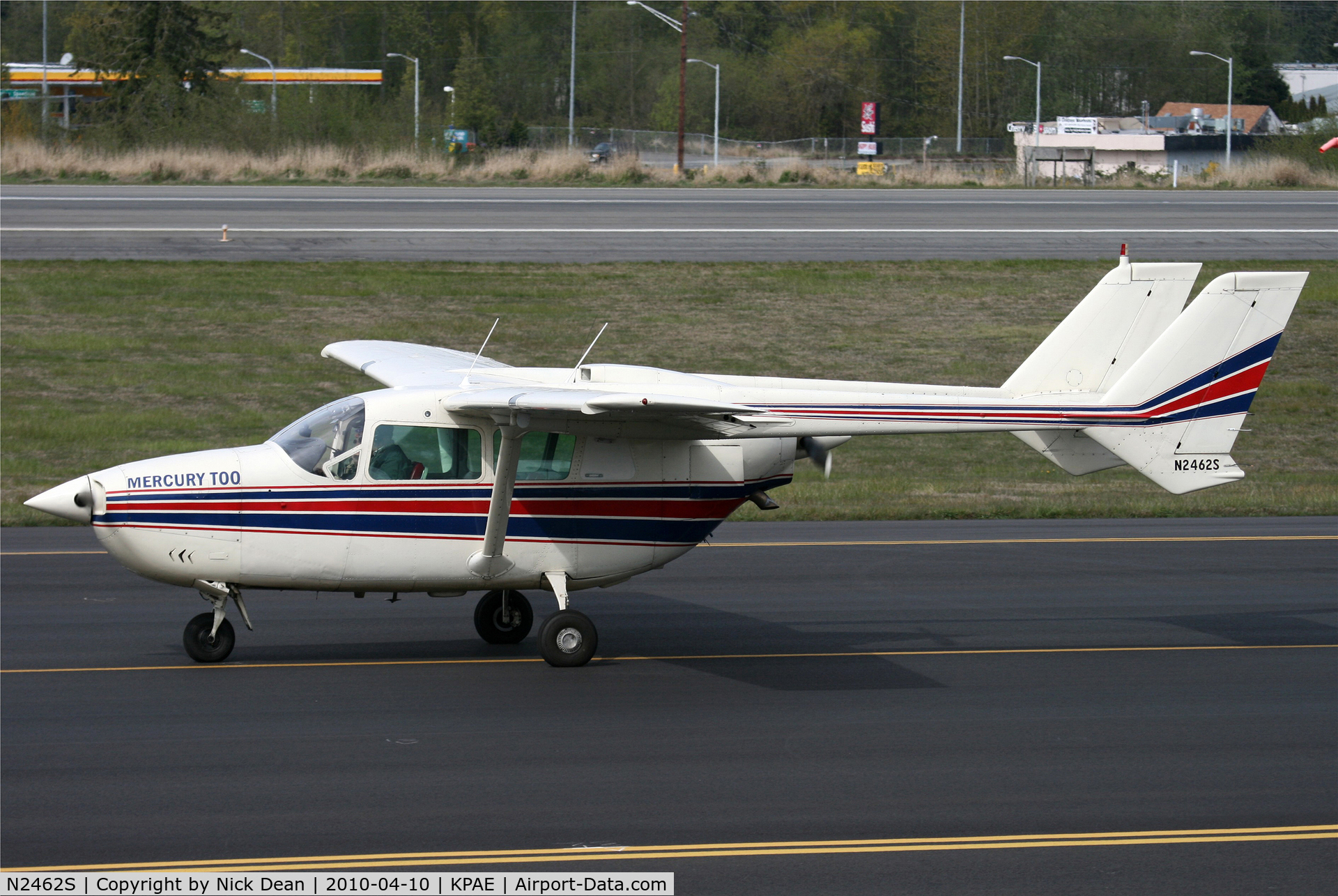 N2462S, 1967 Cessna T337C Turbo Super Skymaster C/N 337-0762, KPAE