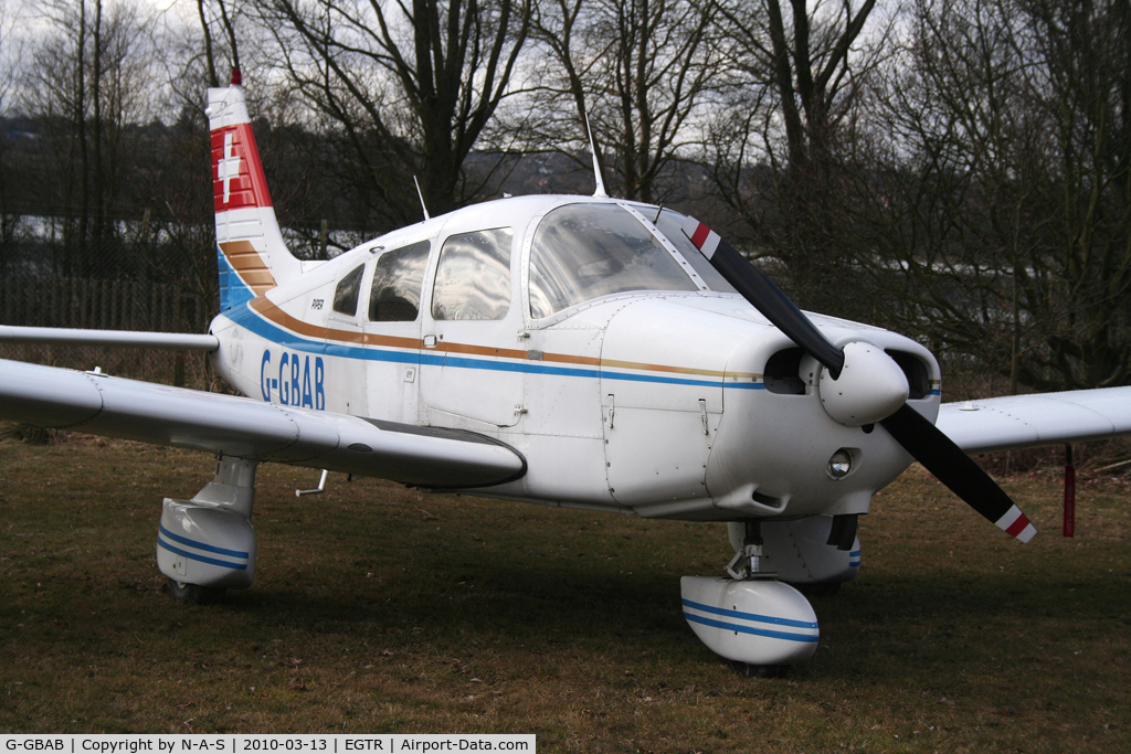 G-GBAB, 1978 Piper PA-28-161 Warrior II C/N 28-7816495, Showing signs of a ex Swiss history