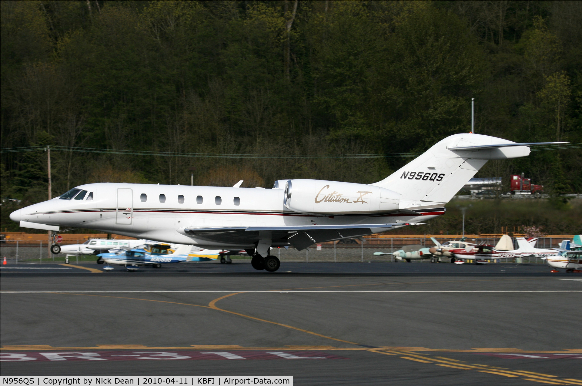 N956QS, 2001 Cessna 750 Citation X Citation X C/N 750-0156, KBFI