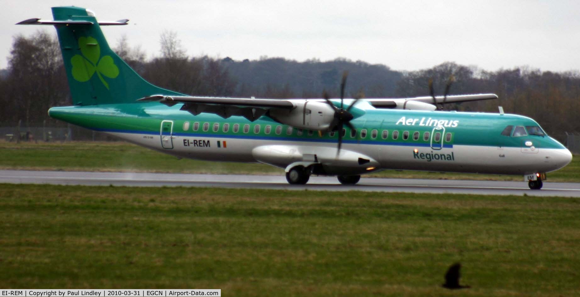 EI-REM, 2007 ATR 72-212A C/N 760, In on the new Dublin service