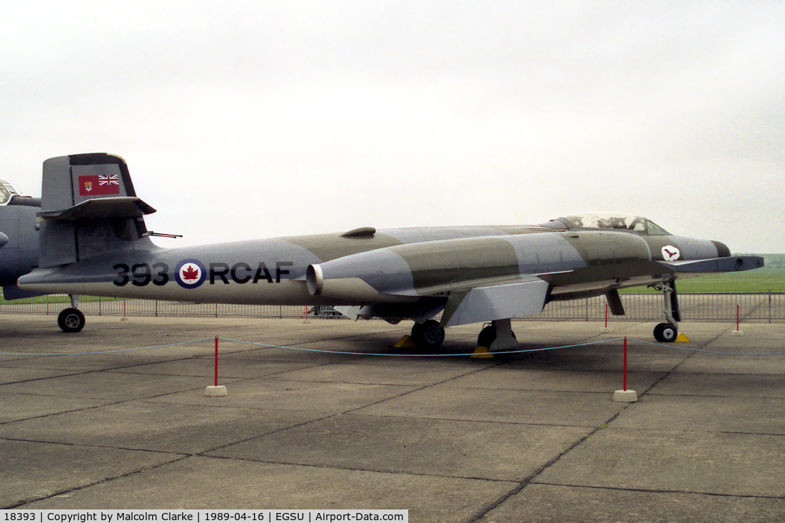18393, Avro Canada CF-100 Mk.4B Canuck C/N 293, Avro Canada CF-100 Canuck Mk4B at The Imperial War Museum, Duxford in 1984.