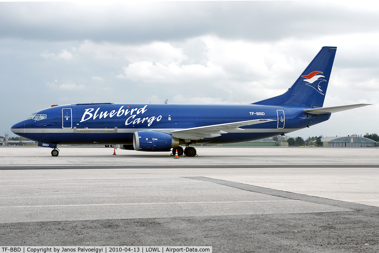 TF-BBD, 1989 Boeing 737-3Y0F C/N 24463, Bluebird Cargo Boeing B737-3Y0(F) in LOWL/LNZ