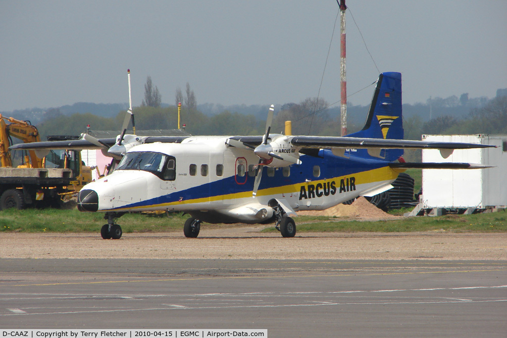 D-CAAZ, Dornier 228-212 C/N 8212, Arcus Air Dornier 228 at Southend
