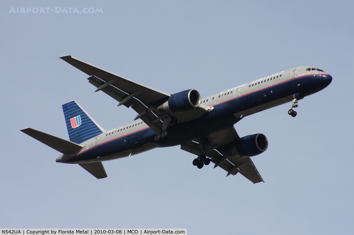 N542UA, 1991 Boeing 757-222 C/N 25276, United 757-200