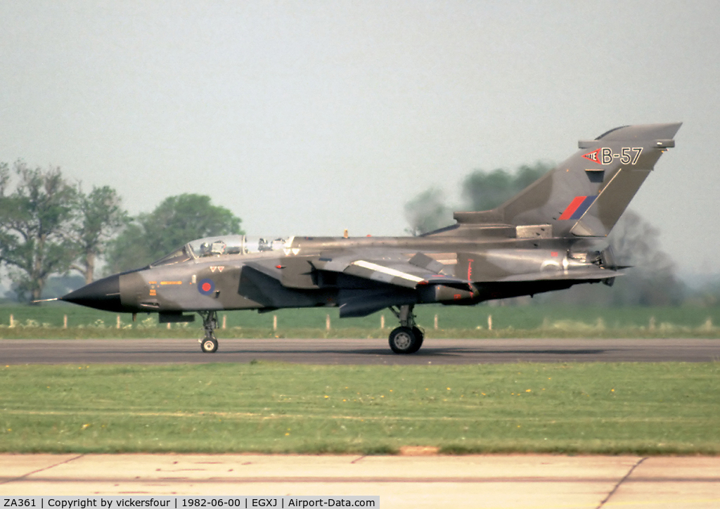 ZA361, 1981 Panavia Tornado GR.1 C/N 042/BS011/3022, Royal Air Force Tornado GR1 (c/n BS011). Operated by TTTE, coded 'B-57'. Cottesmore.