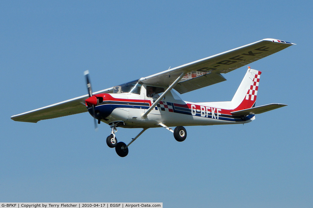 G-BFKF, 1978 Reims FA152 Aerobat C/N 0337, Cessna 152 at Peterborough Conington