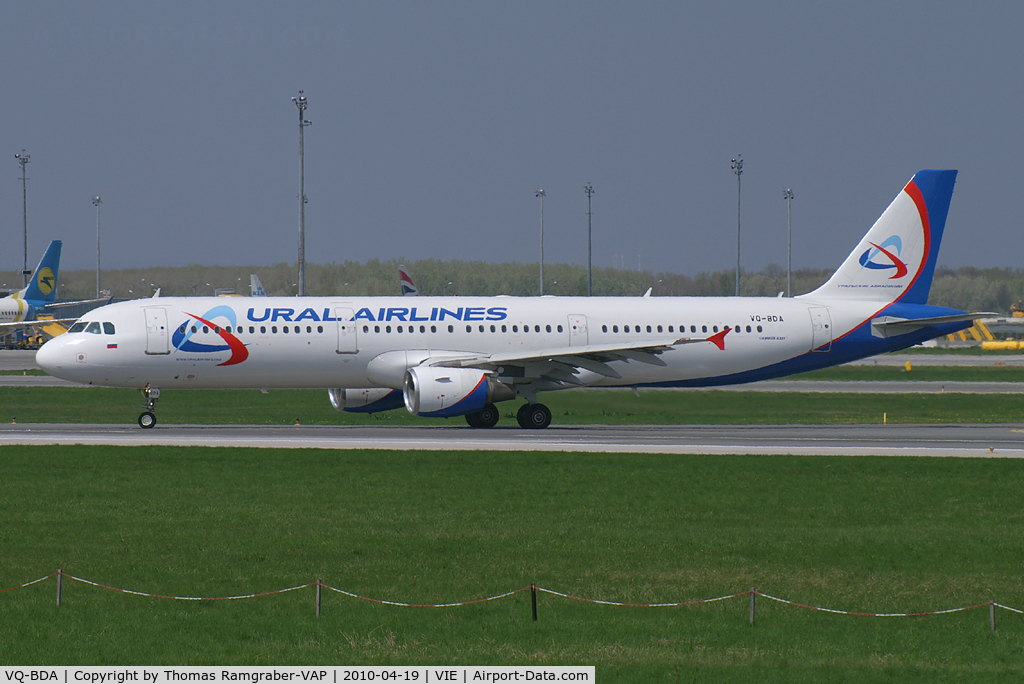 VQ-BDA, 1999 Airbus A321-211 C/N 1012, Ural Airlines Airbus A321